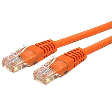 CAT6 RJ45 литой UTP-гигабитный CAT6-патч-кабель 15FT оранжевый